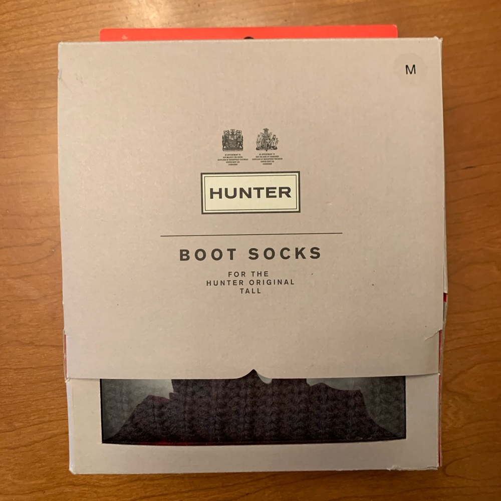half cardigan hunter boot socks